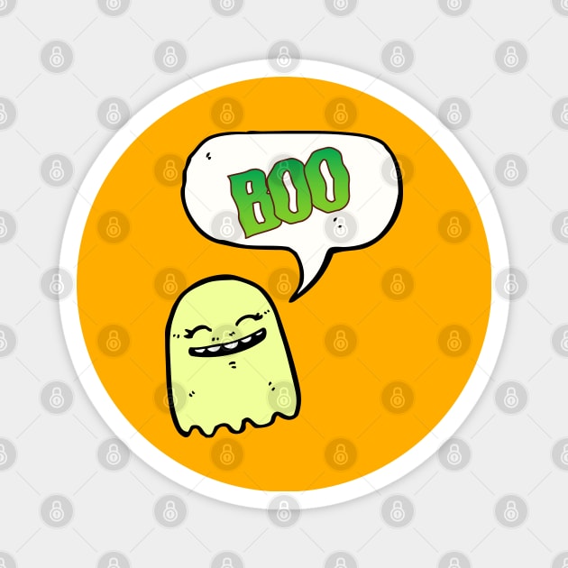 Cute Boo Ghost Magnet by O.M design